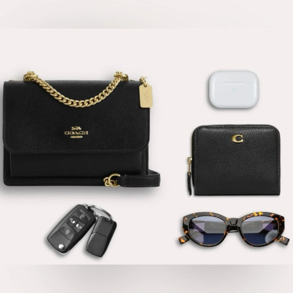 Coach Mini Klare Crossbody Leather Purse C9949 | Black — Excellent Condition! - Picture 9 of 13